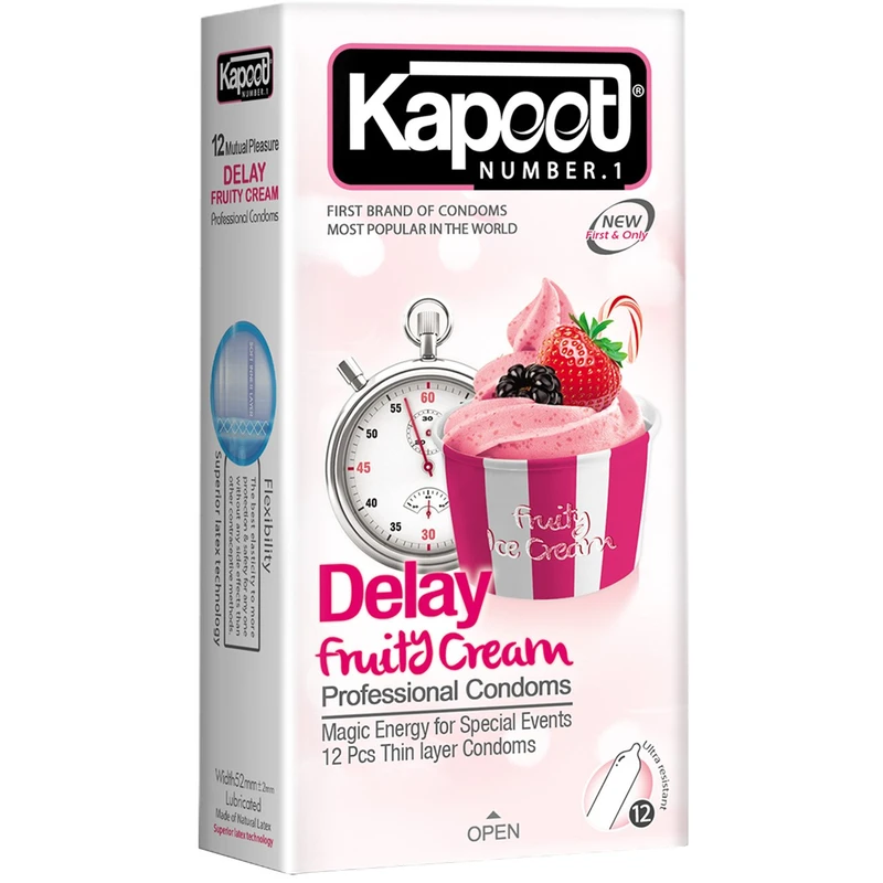 کاندوم کاپوت مدل Delay Fruity Cream