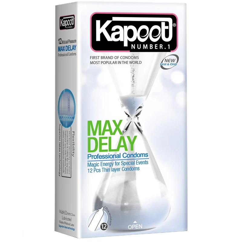 کاندوم بسیار تاخیری کاپوت مدل Max Delay